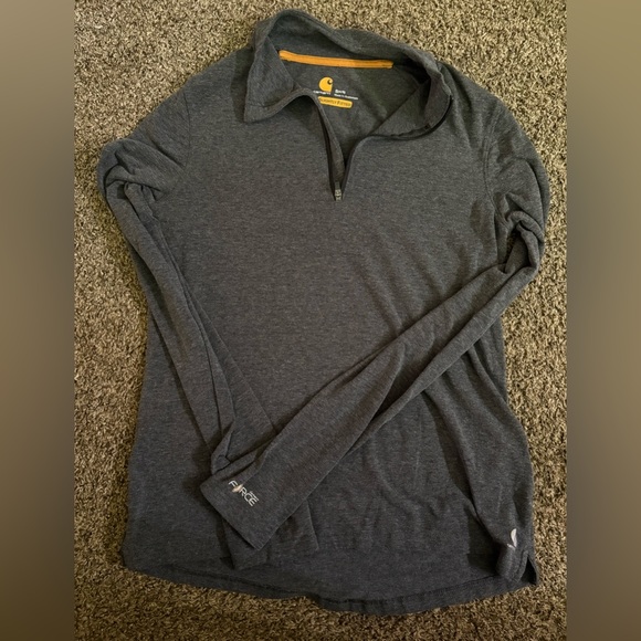 Carhartt Gray Long Sleeve Tee - Picture 1 of 2